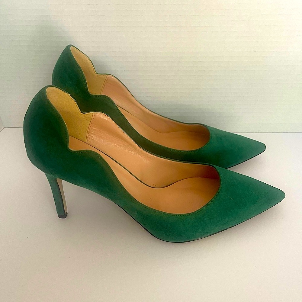 Joy In Love Green Women's Heels - Size 9.5